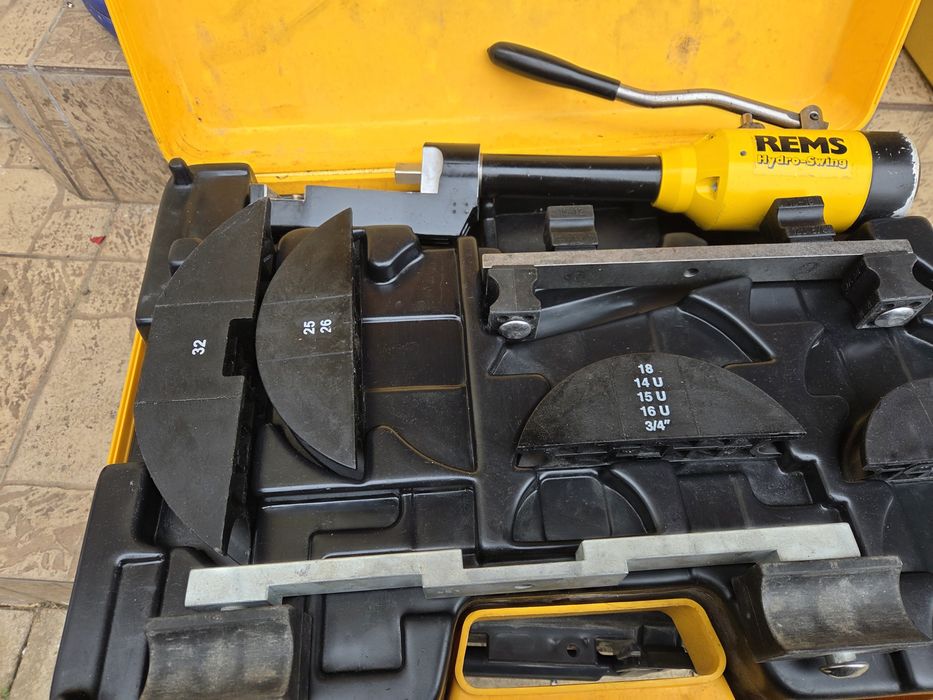 Rems Hydro Swing , masina de indoit teava hidraulica bendoff