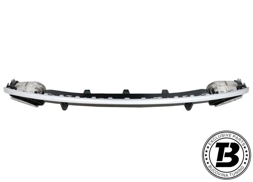 Difuzor Bara Spate cu Ornamente compatibil cu Audi A4 B8 RS Design
