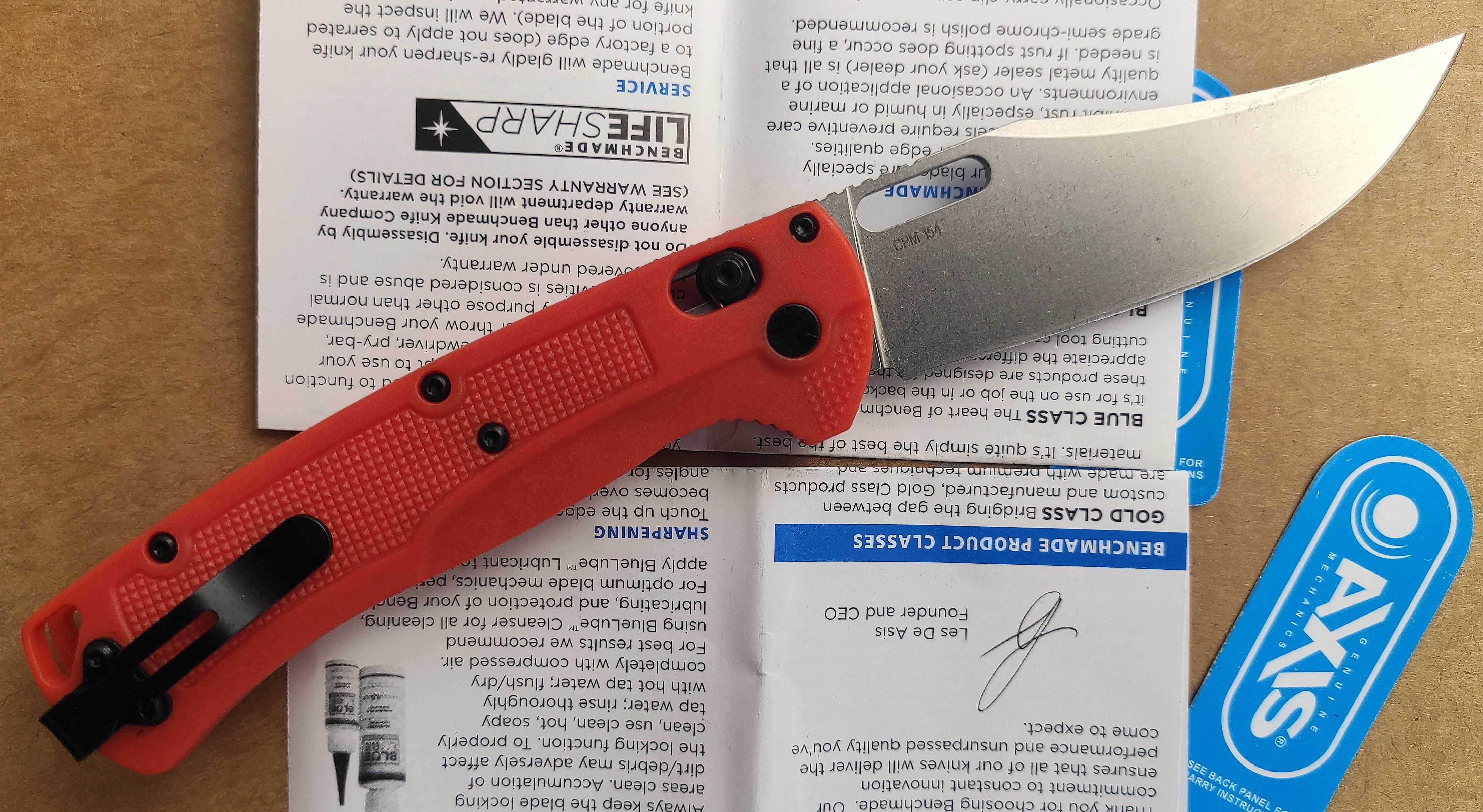 BENCHMADE 15535 Сгъваем нож CPM154