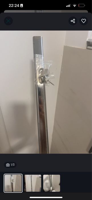 Bara umerase inox-112 cm