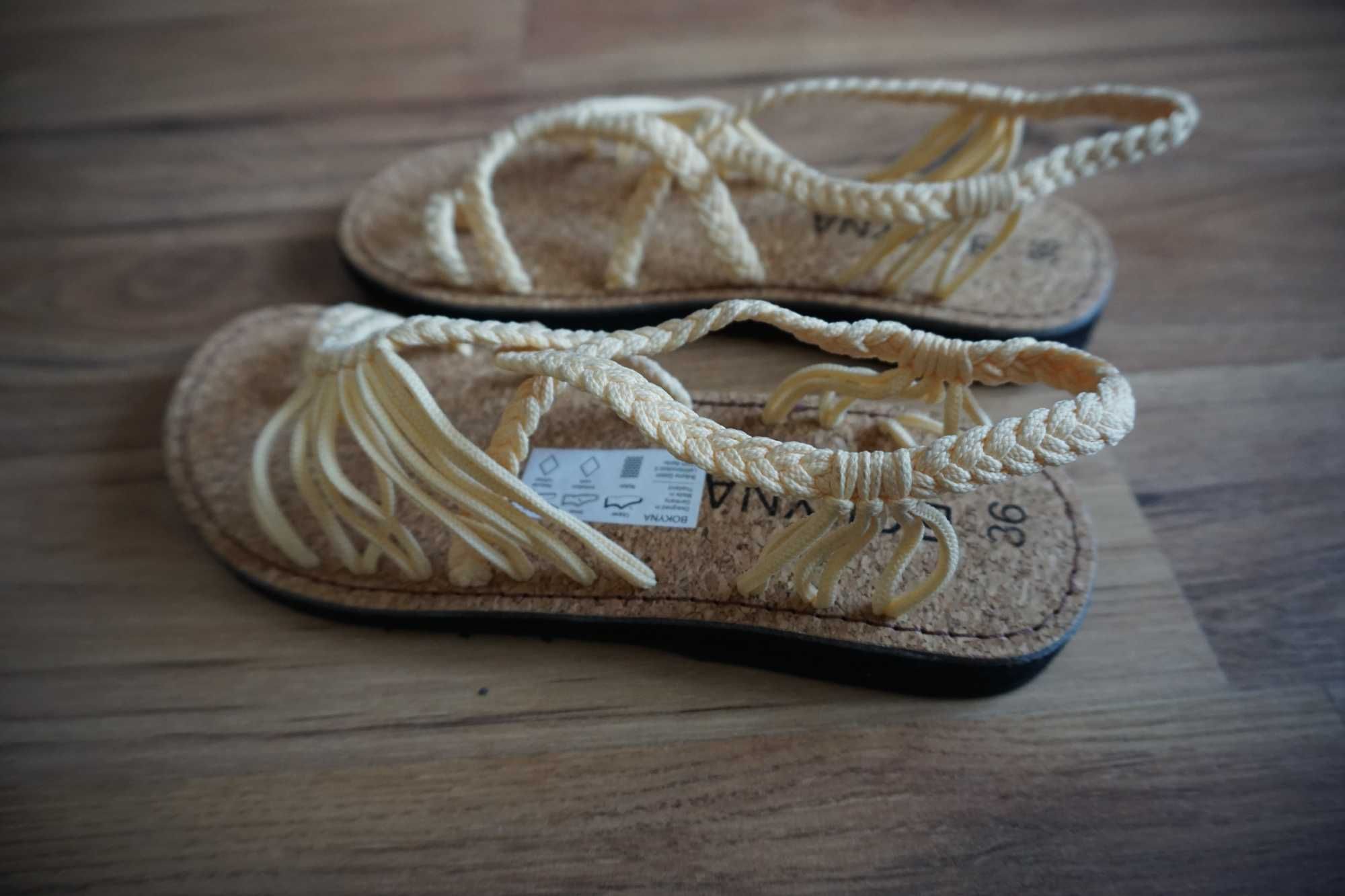 Равни плетени сандали Bokyna