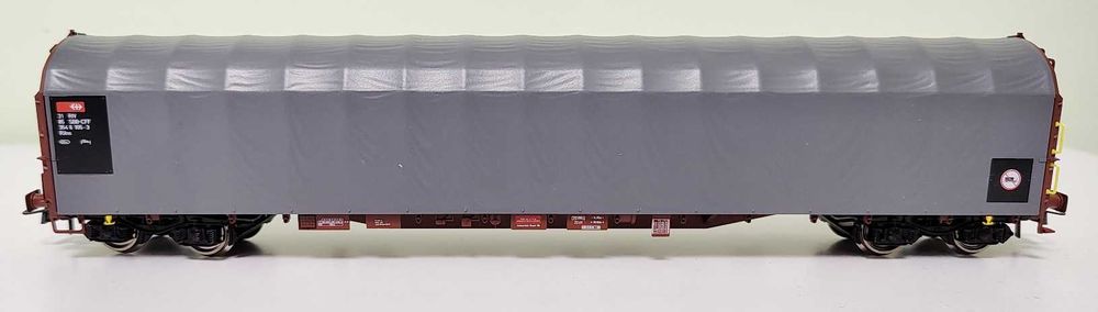 Vagon cu prelată glisantă SBB, Rilns, H0 Roco 47606, DC, Epoca V, Nou,