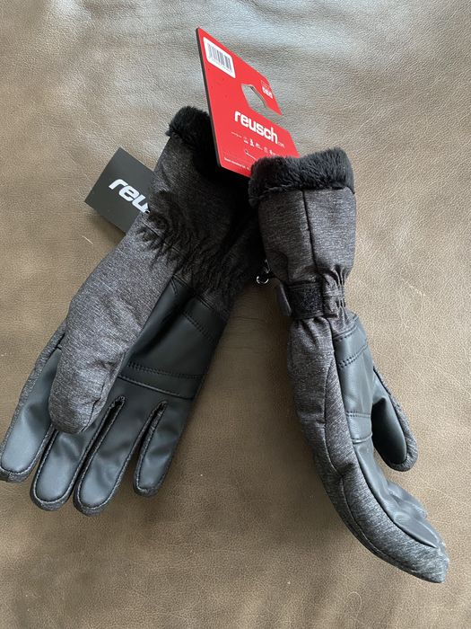 Reusch LAILA-дамски ръкавици за ски-размер EU::7,5,US: М black melangе