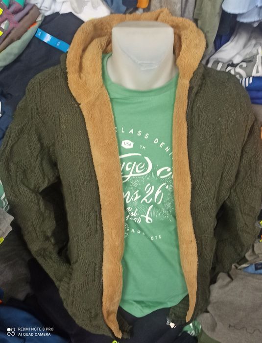 Суитчър жилетка с каракул - огр.. кличеество