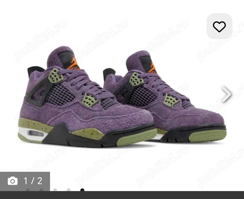 Nike Air Jordan 4 Retro Canyon Purple