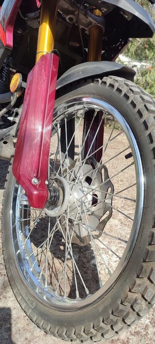 Мотоцикл эндуро "гусь"