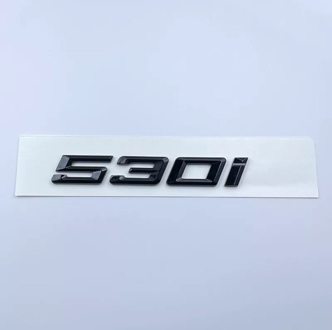 НОВА емблема (надпис) за БМВ 530i + ПОДАРЪК !