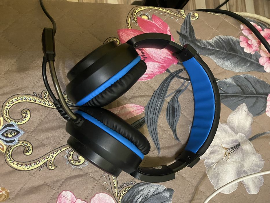 Слушалки Tracer GAMEZONE Dragon Blue TRASLU46621, LED, черен