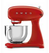 Mixer cu bol retro Smeg SMF03RDEU,10 viteze, 800W, Direct Drive, Rosu