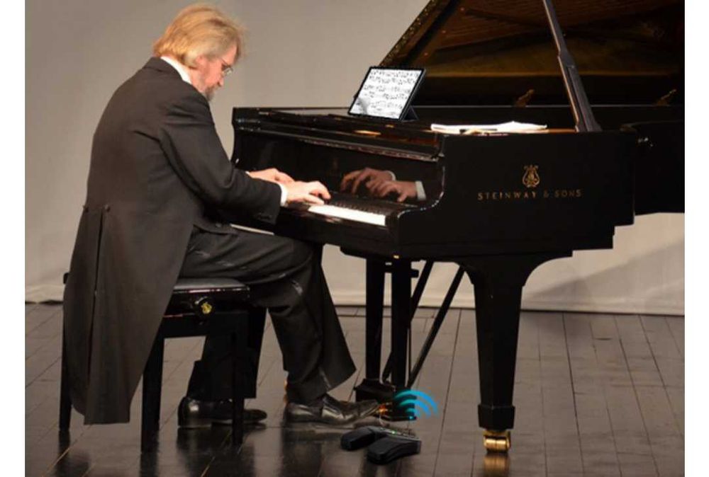 LEKATO Bluetooth педал за превъртане на страници за таблети смартфони