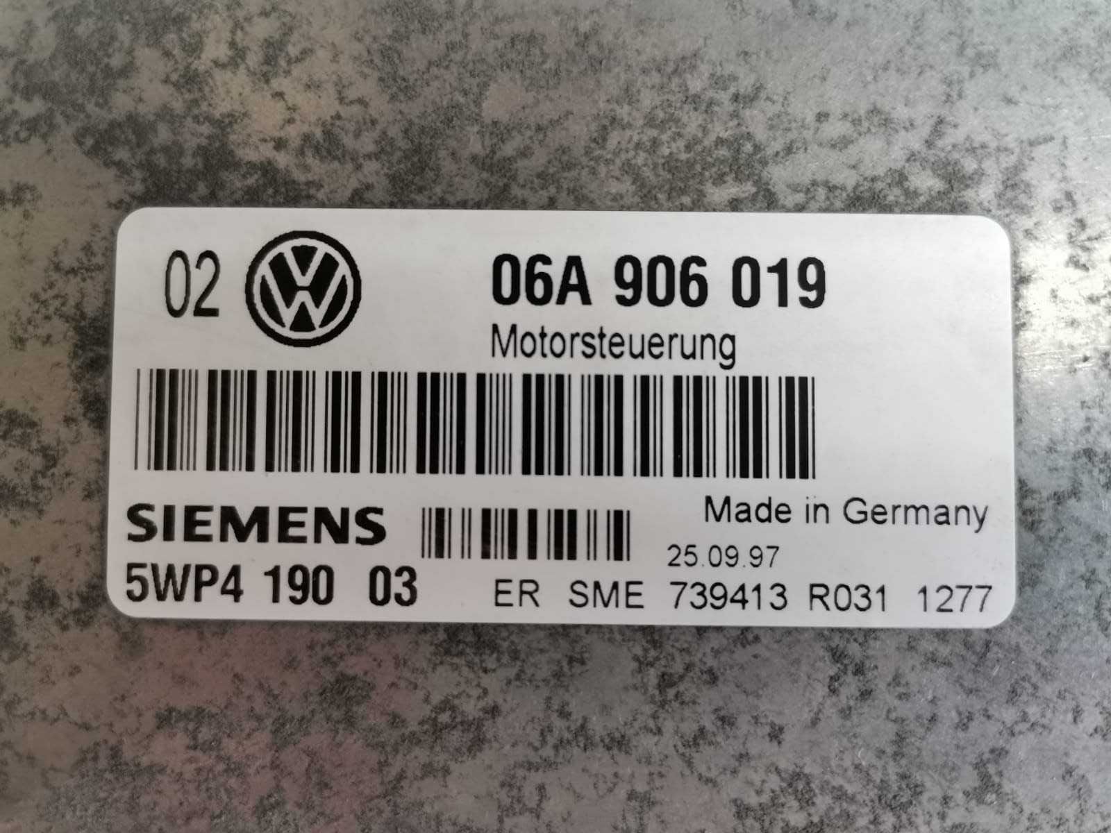 ECU Calculator motor VW Golf4 1.6 06A906019 5WP419003