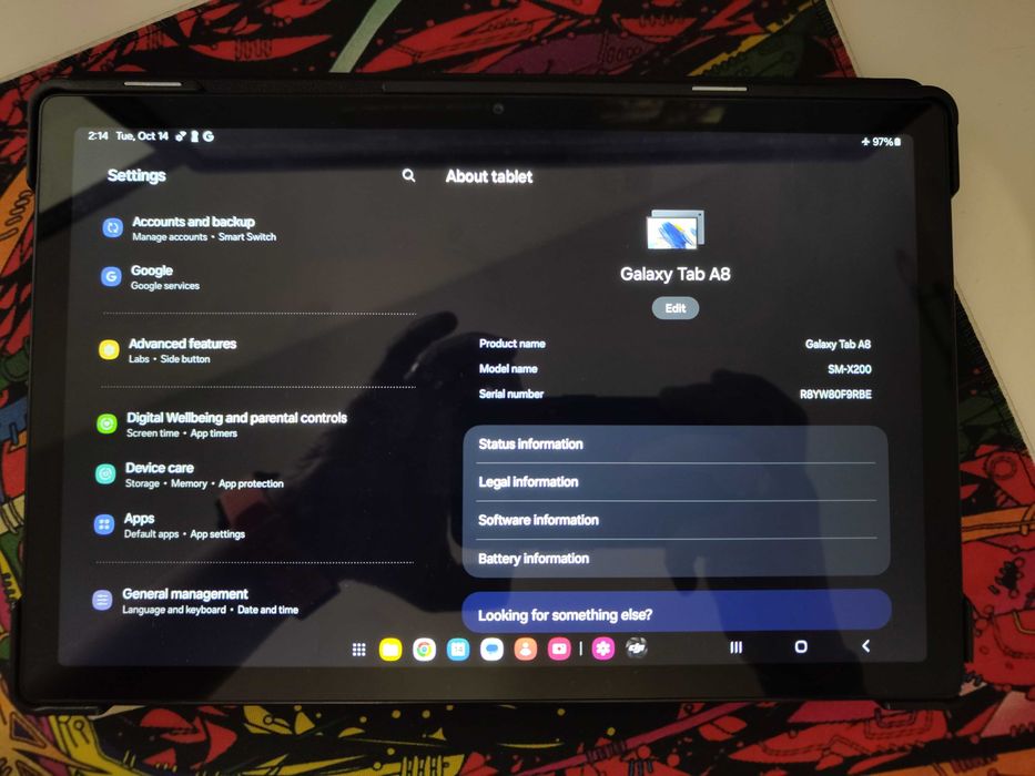 Tableta Samsung Galaxy Tab A8 Quad Core 64Gb 4Gb RAM /husa stand/cutie