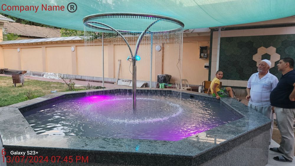 Бассейн, фонтан курамиз