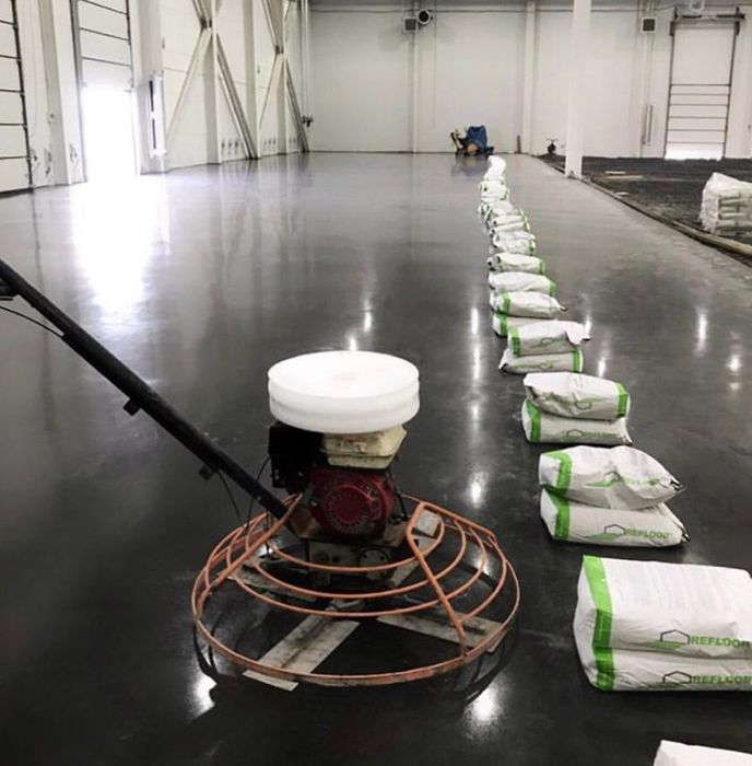 Заливка топинга, стяжки. Полимерные, Ремонт промышленных полов