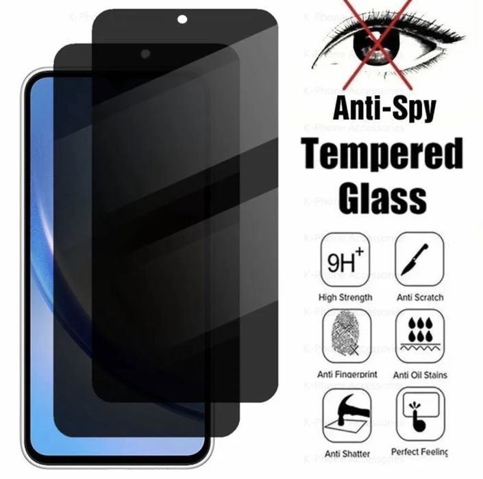 Folie din sticla PRIVACY pt. Samsung Galaxy A14 4G , A34 , A54 5G