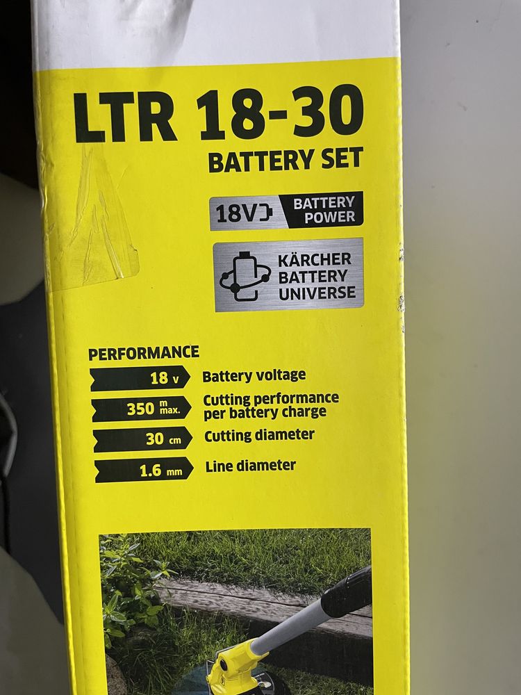 Триммер аккумуляторный Karcher LTR 18-30