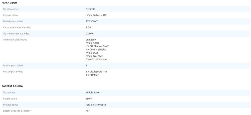 PC Lenovo Legion T5 26AMR5 - Ryzen™ 7 5800 - GeForce RTX 3060 Ti 8GB