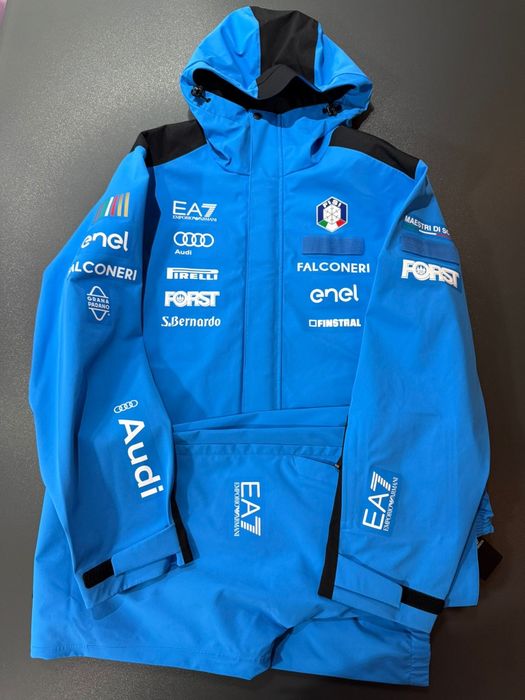 Costum Ski Ploaie/Vant Armani EA7 Oficial Italia Ski Team Marime L