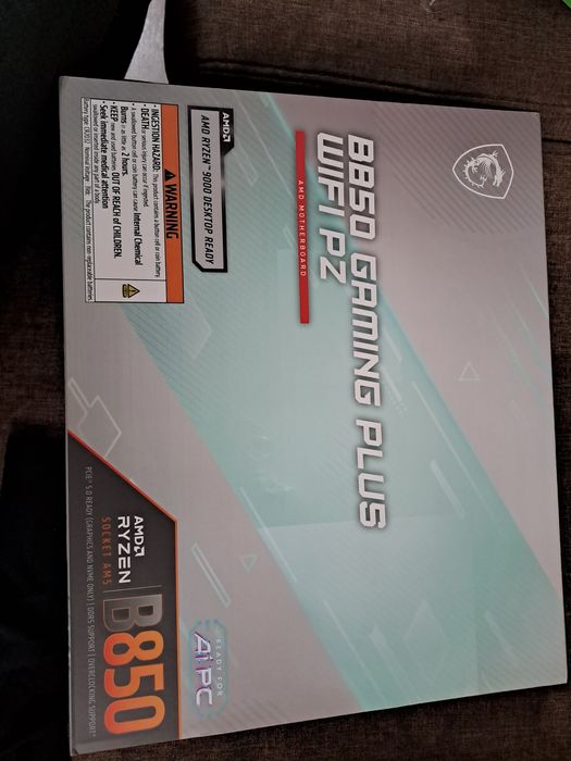 MSI B850 gaming plus wifi PZ
