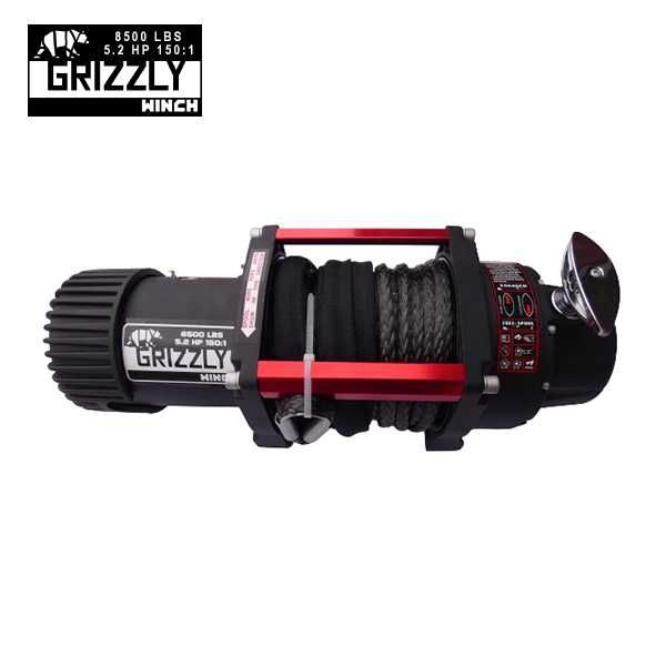 Troliu electric Grizzly Winch 8500lbs (3855kg) cablu sintetic