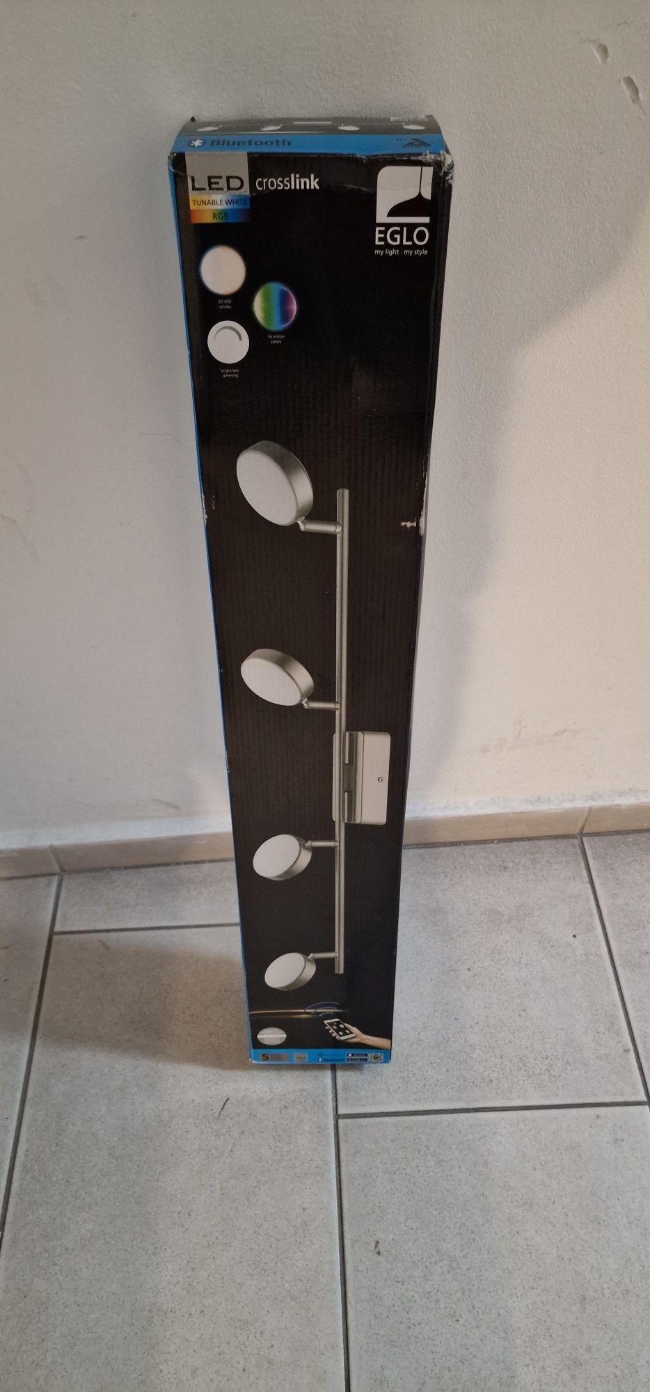Led лампа RGB полилей Eglo спот Corropoli-C 33274 bluetooth