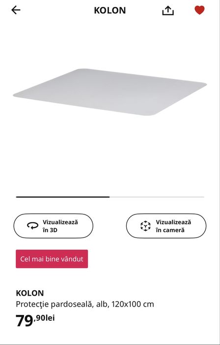 Protectie pardoseala Kolon IKEA