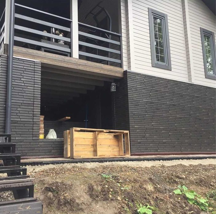 Фасадные панели, сайдинг под кирпич. Сайдинг под камень.