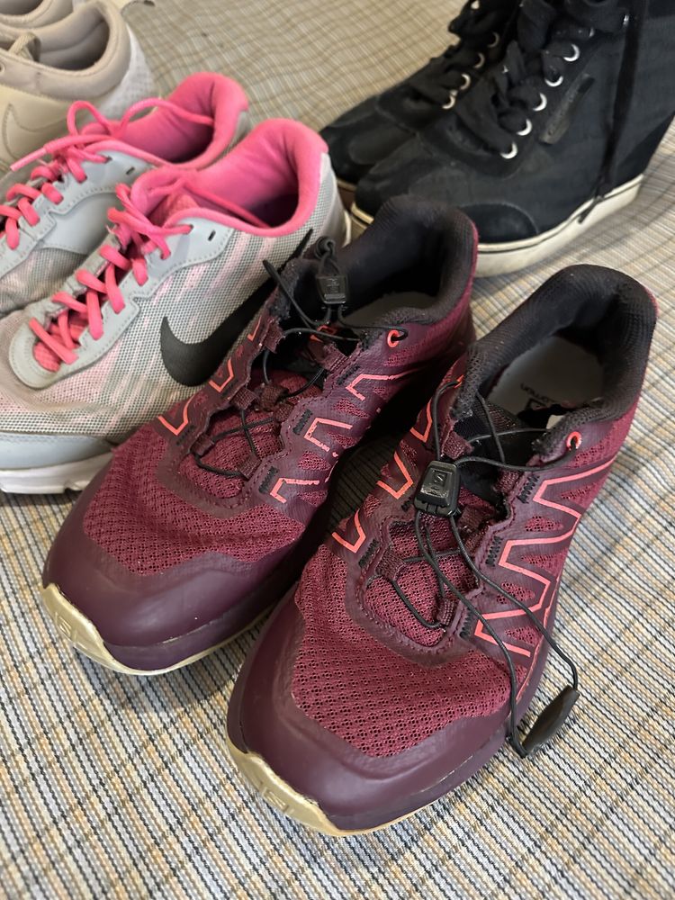Маратонки Nike,Salomon и Calvin Klein