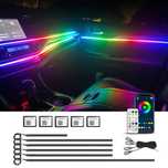 Lumini ambientale acrilice 18 pcs Rgb Bluetooth  Symphony universale!