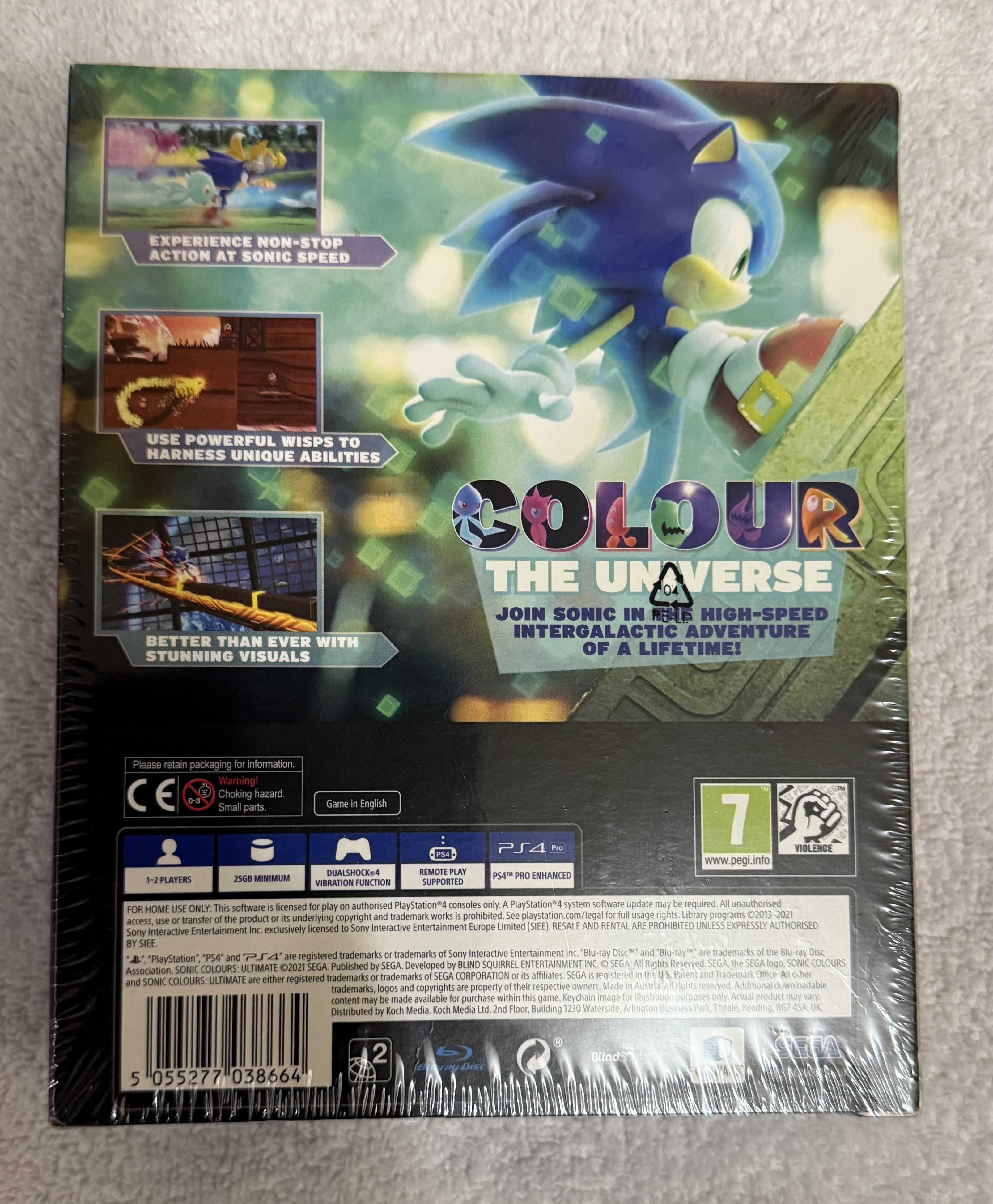 чисто нова Sonic Colours за PS4, подарък ключодържател