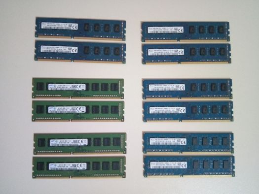 Memorii RAM 4 GB DDR3 1600 MHz KINGMAX, HYNIX, SAMSUNG etc. 50 lei/buc
