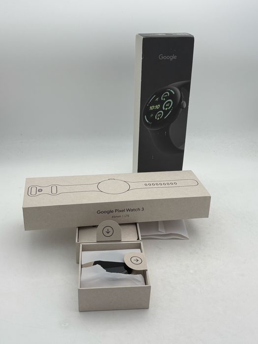 Google Pixel Watch 3 LTE Aluminiu 45mm, absolut nou, OCAZIE