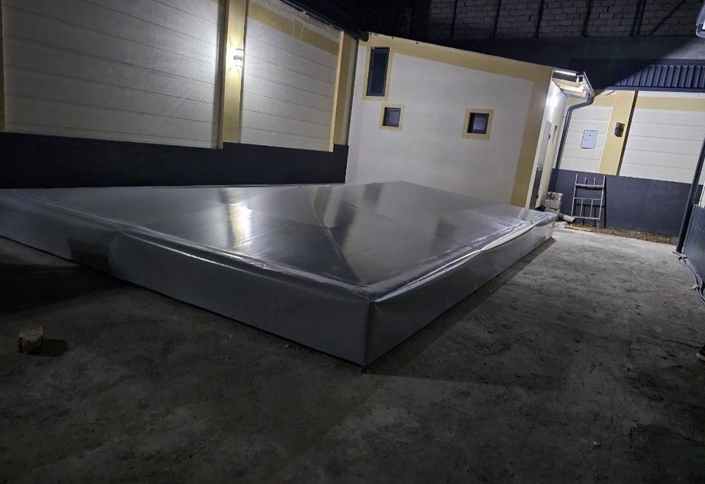 Тент баннер установка