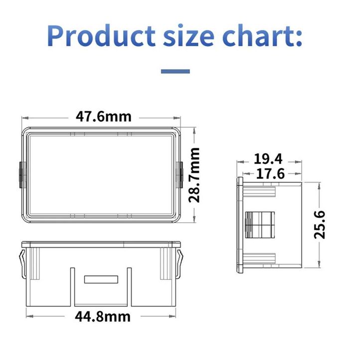 Indicator tester universal tensiune Li Ion LiFePo4 8-30V + 2 xUSB