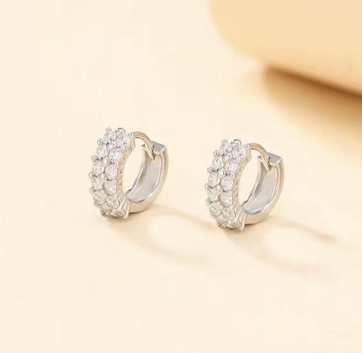 Серги серебро проба 925