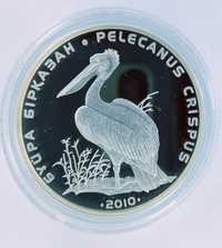 "Кудрявый пеликан" серебро