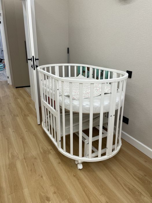 Манеж кровать трансформер, качели