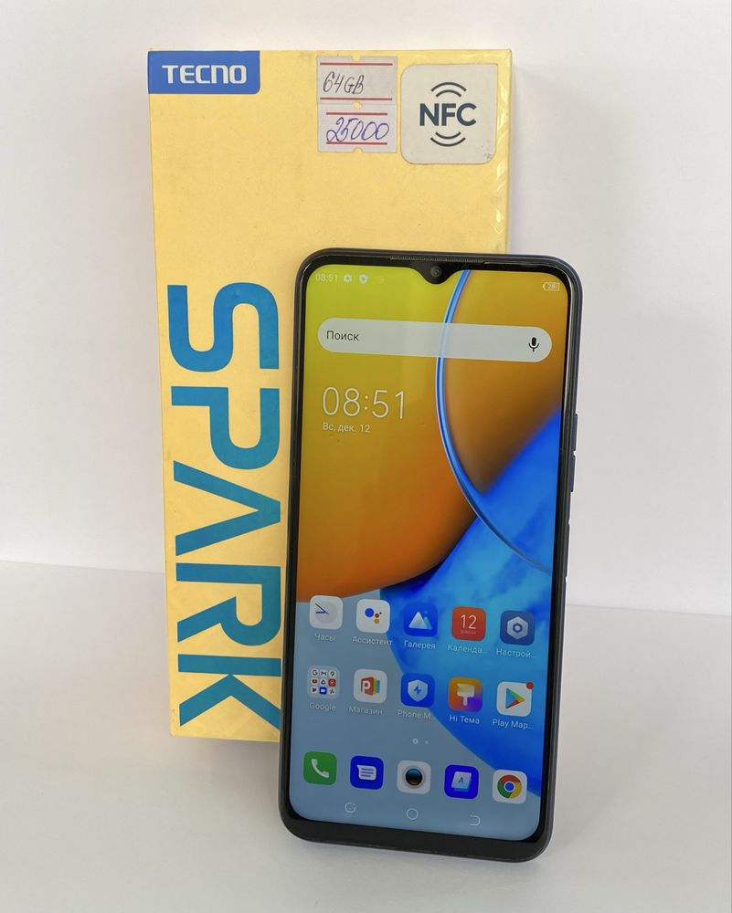 Телефон Tecno spark 8p, ЖанТаС ломбард, г. Астана