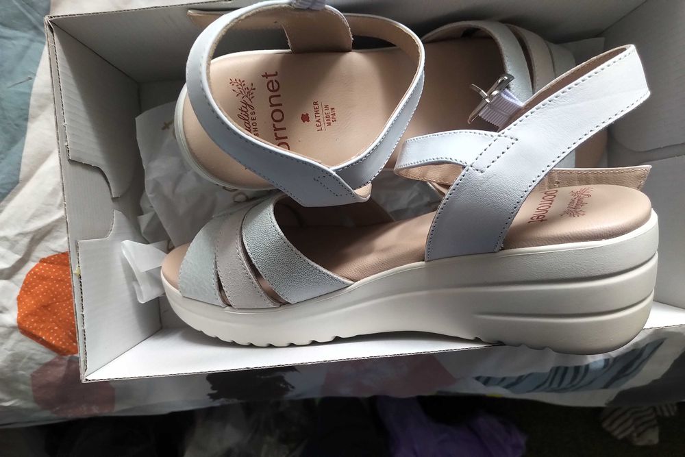 Сандали PORRONET, произведени в Испания, естествена кожа