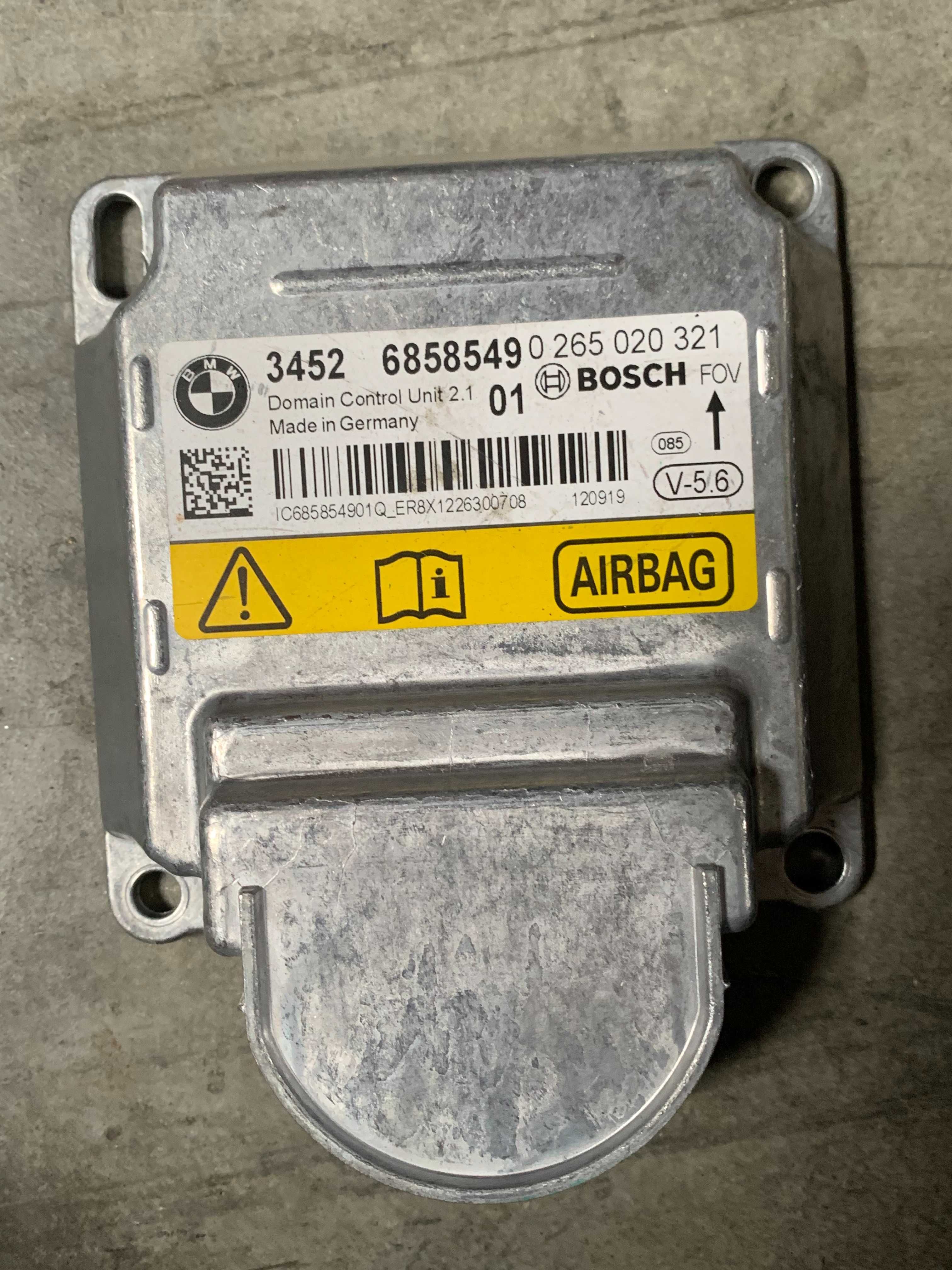 calculator airbag ICM Bmw cod 6858549