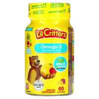 "L'il Critters, Omega-3, Zesty Raspberry-Lemonade, 60 Gummies "