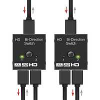 HDMI 1 to 2 / 2 to 1 Splitter UHD 4K/60Hz без доп. питаня