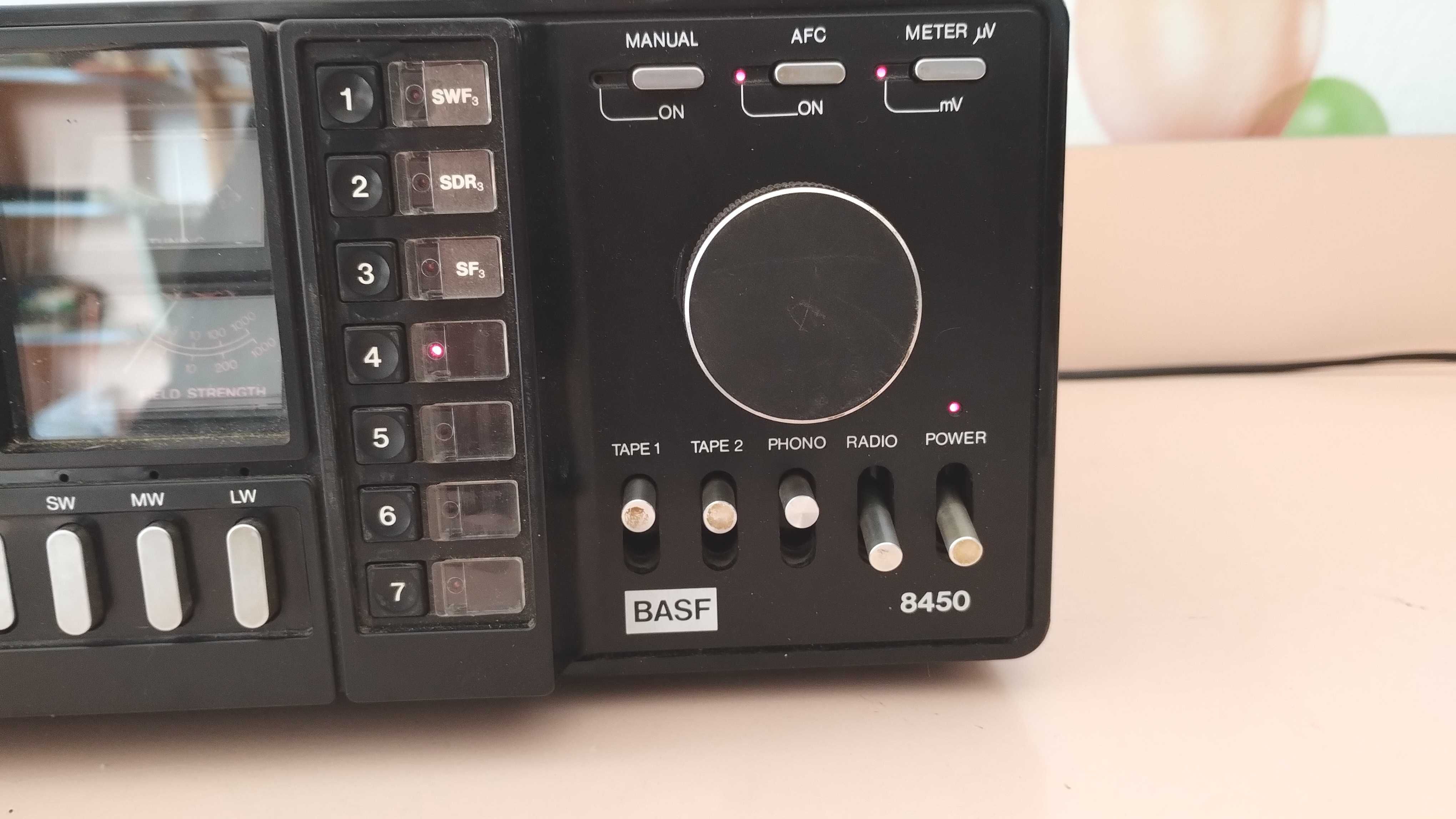 amplituner BASF 8450 amplificator cu radio