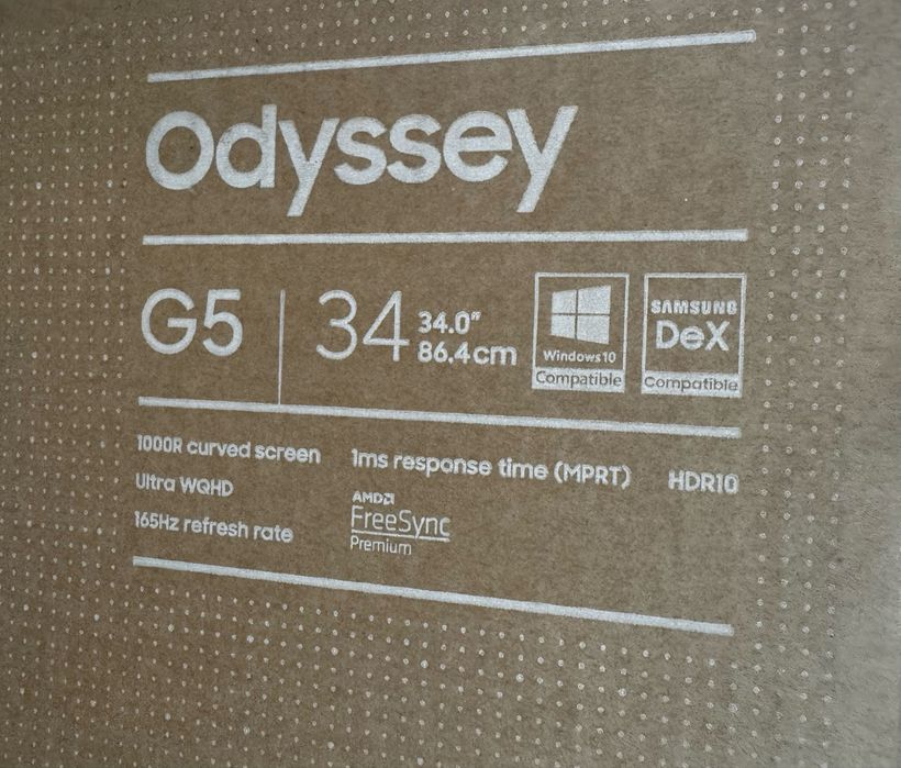 Monitor gaming Samsung Odyssey G5 34”