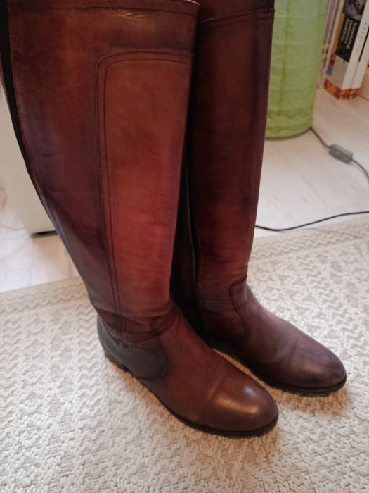 Дамски ботуши,естествена кожа