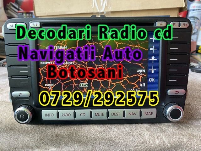 Decodari Radio Cd Navigatii Auto, Hărți,Soft update
