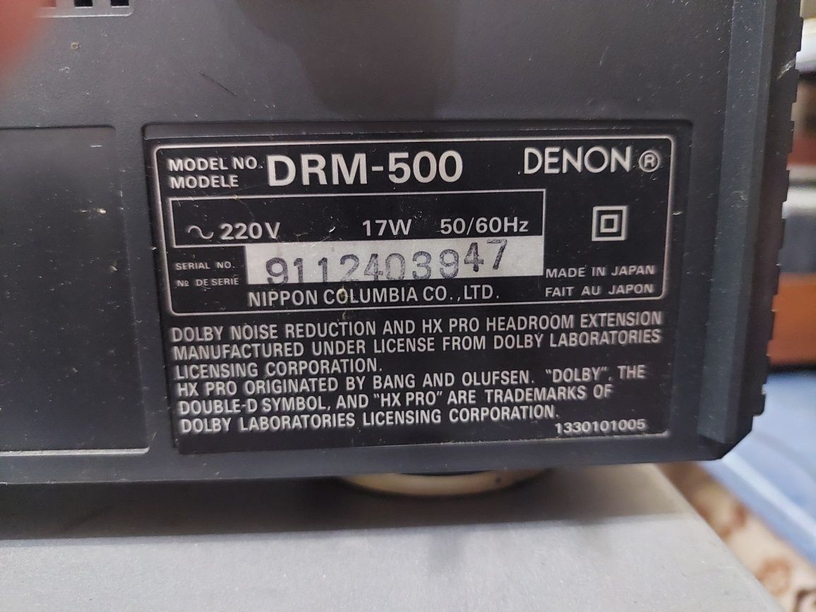 Касетен дек DENON drm 500