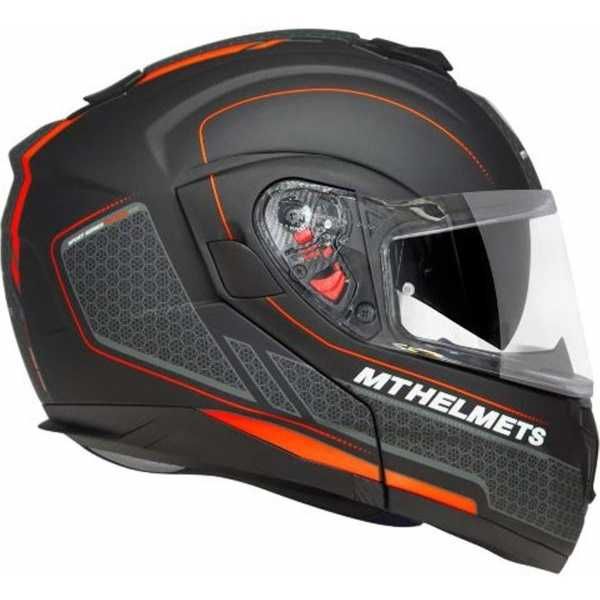 каска MT Helmets каска ATOM SV модуларна мото каска тъмни очила