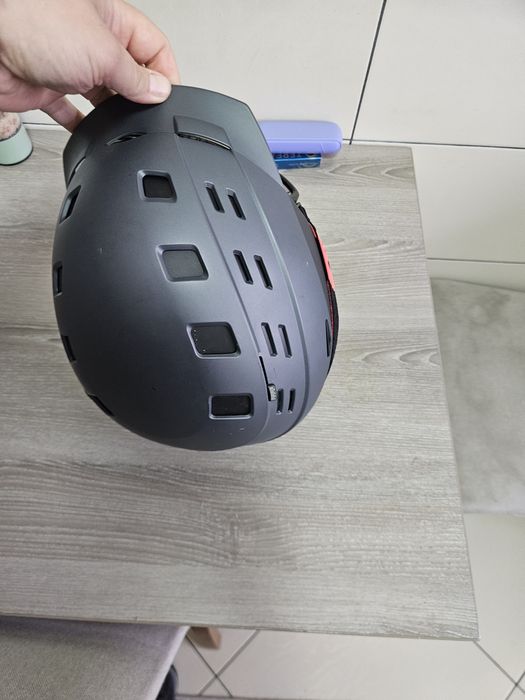 Skiuri 120 cm+clapari+bețe +cască +ochelari