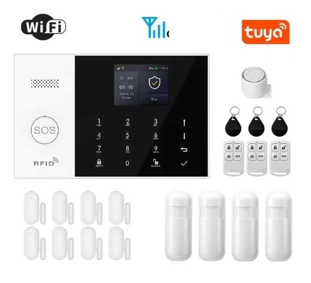 WiFi / GSM Смарт професионална Алармена система PRO+